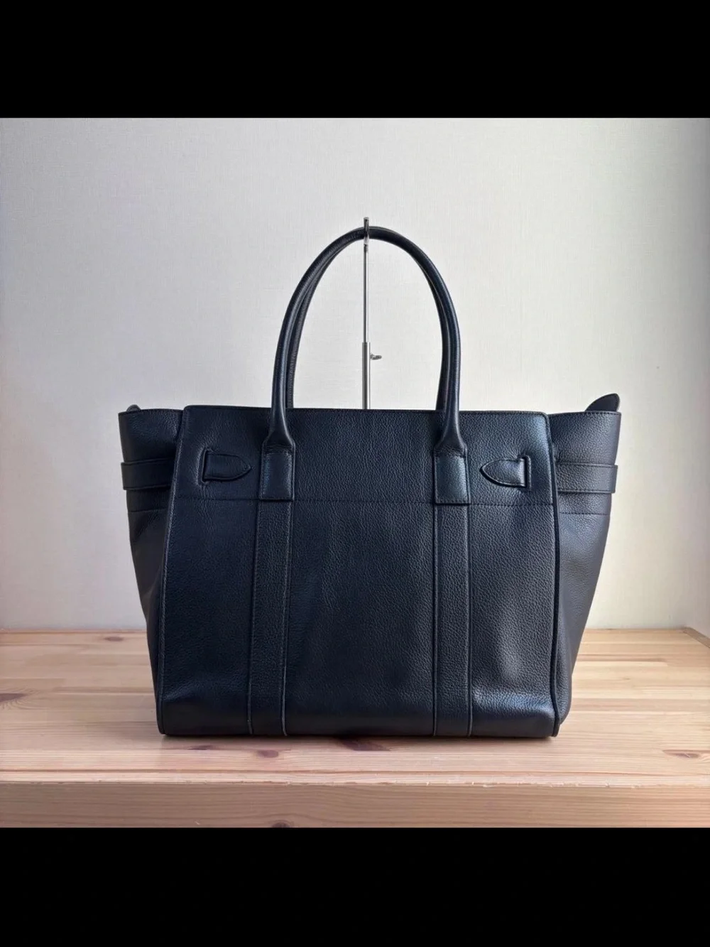 Mulberry Black Leather Bayley Tote